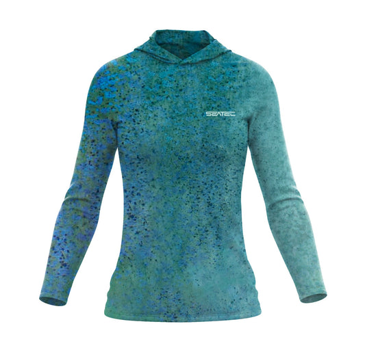 WOMEN'S SPORT TEC | BLUE TREVALLY | HOODED